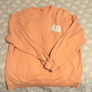 Garage Orange Crewneck Sweater Soft and Relaxed